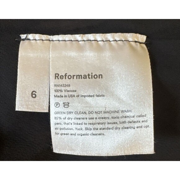 Reformation Size 6 Floral Print Gracie Ruched Sleeve Crepe Skater Mini Dress - Picture 8 of 16